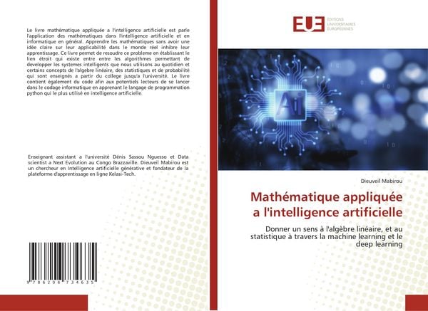 Produktbild: Math&eacute;matique appliqu&eacute;e a l'intelligence artificielle