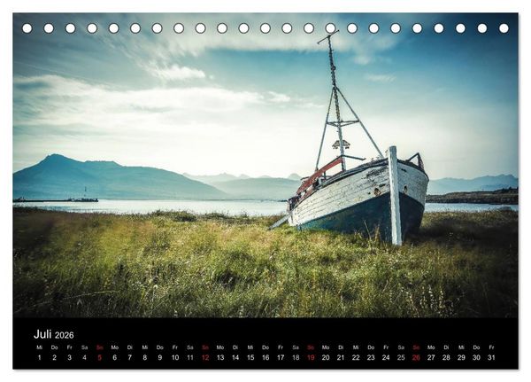 Produktbild: Island Impressionen von Armin Fuchs (Tischkalender 2026 DIN A5 quer), CALVENDO Monatskalender