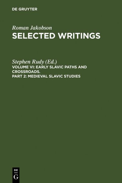 Produktbild: Medieval Slavic Studies