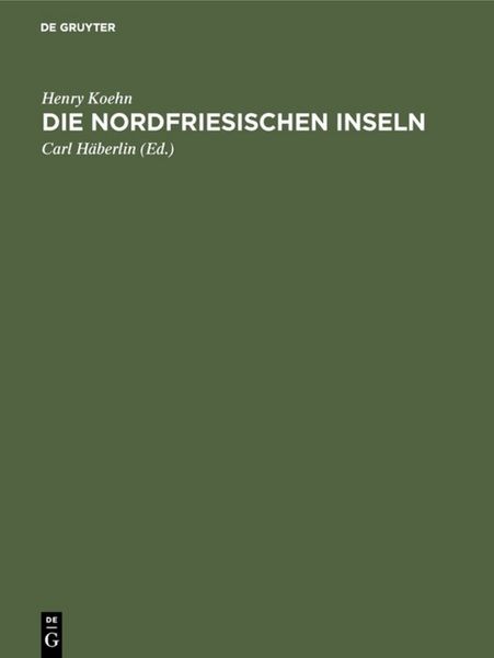 Produktbild: Die Nordfriesischen Inseln