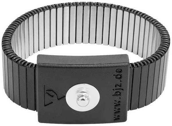BJZ A-64117 ESD-Metallarmband Schwarz