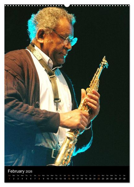 Produktbild: Jazz Saxophonists 2026 (High Quality Premium Wall Calendar 2026 DIN A2 portrait),CALVENDO 12 Month Wall Calendar