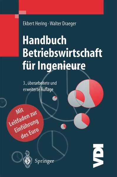 Produktbild: Handbuch Betriebswirtschaft f&uuml;r Ingenieure