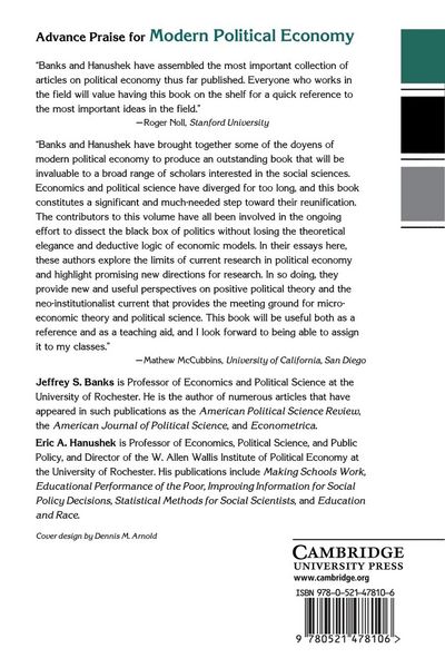 Produktbild: Modern Political Economy