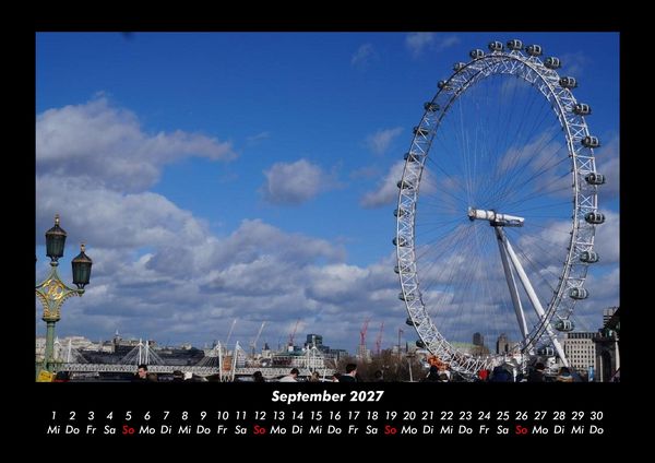 Produktbild: London 2027 Fotokalender DIN A3