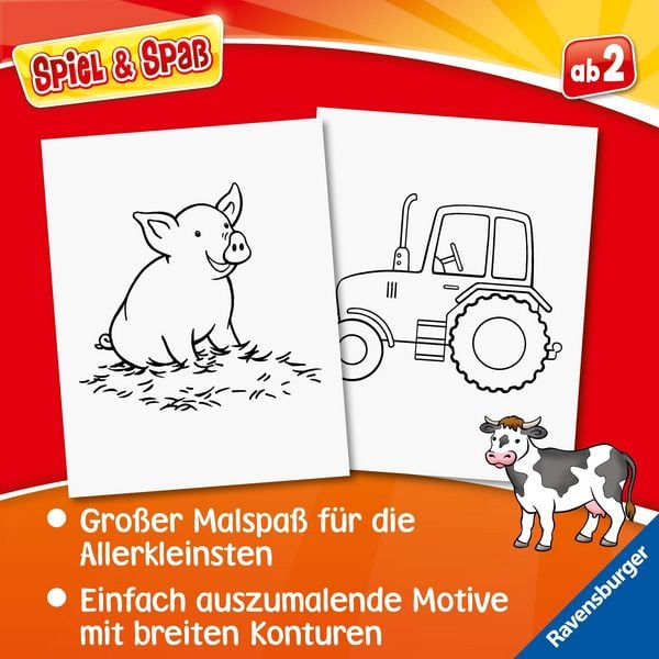 Produktbild: Spiel & Spa&szlig; - Mein allererster Malblock: Bauernhof