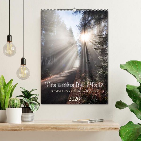 Produktbild: Traumhafte Pfalz (Wandkalender 2026 DIN A2 hoch), CALVENDO Monatskalender
