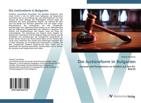 Produktbild: Die Justizreform in Bulgarien