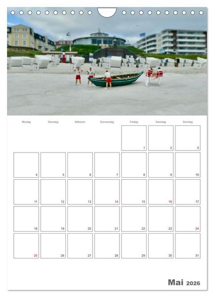 Produktbild: Wangerooge anders erleben (Wandkalender 2026 DIN A4 hoch), CALVENDO Monatskalender