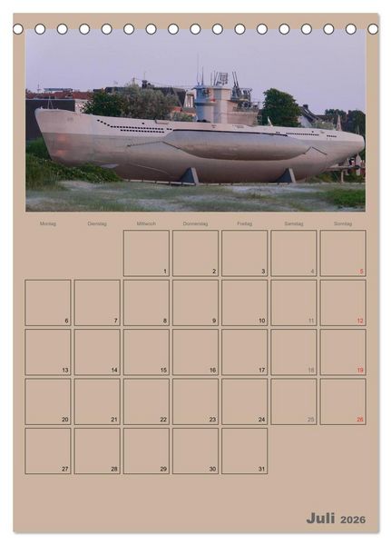 Produktbild: Rund um die Kieler F&ouml;rde / Planer (Tischkalender 2026 DIN A5 hoch), CALVENDO Monatskalender