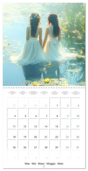 Produktbild: Soft and full of harmony - lightful (Wall Calendar 2026 12 &times; 12 Inch) CALVENDO 12 Month Wall Calendar