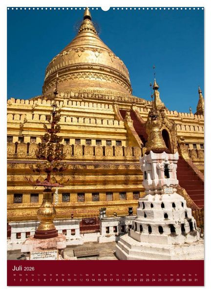 Produktbild: MYANMAR SPIRITUELL 2026 (hochwertiger Premium Wandkalender 2026 DIN A2 hoch), Kunstdruck in Hochglanz
