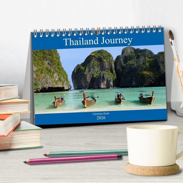 Produktbild: Thailand Journey (Tischkalender 2026 DIN A5 quer), CALVENDO Monatskalender