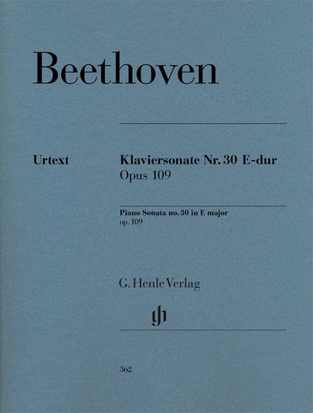 Ludwig van Beethoven - Klaviersonate Nr. 30 E-dur op. 109