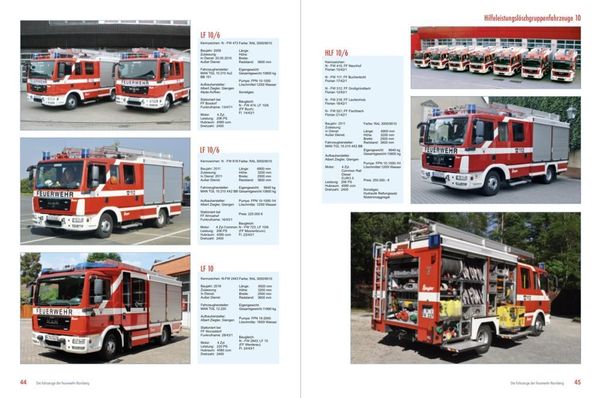 Produktbild: Die Fahrzeuge der Feuerwehr N&uuml;rnberg