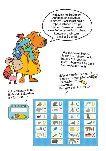 Produktbild: Schulstart-Block ab 6 Jahre &ndash; Buchstaben schreiben lernen