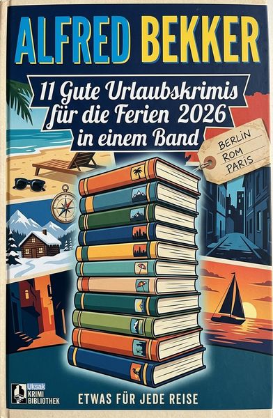 Produktbild: 11 Gute Urlaubskrimis f&uuml;r die Ferien 2026 in einem Band