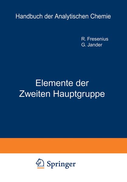 Produktbild: Elemente der Ƶweiten Hauptgruppe