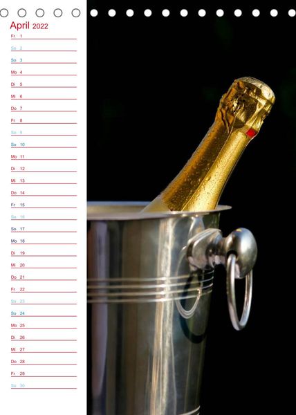 Produktbild: Wein und Sekt (Tischkalender 2022 DIN A5 hoch)