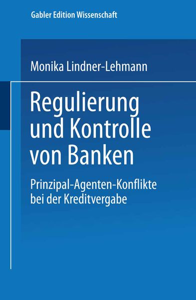 Produktbild: Regulierung und Kontrolle von Banken
