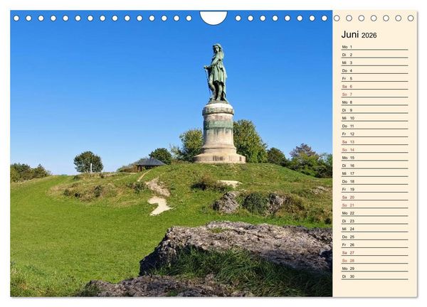 Produktbild: Burgund - Das gr&uuml;ne Herz Frankreichs (Wandkalender 2026 DIN A4 quer), CALVENDO Monatskalender