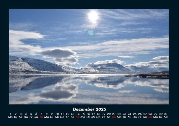 Produktbild: Landschaftskalender 2025 Fotokalender DIN A4