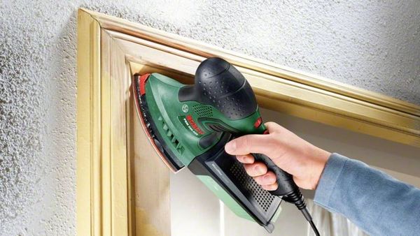 Produktbild: Bosch Home and Garden PSM 200 AES + SystemBox 06033B6002 Multischleifer 200W 92 x 182mm