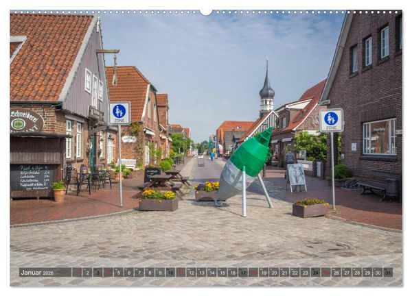 Produktbild: Hooksiel im Friesland (Wandkalender 2026 DIN A2 quer), CALVENDO Monatskalender