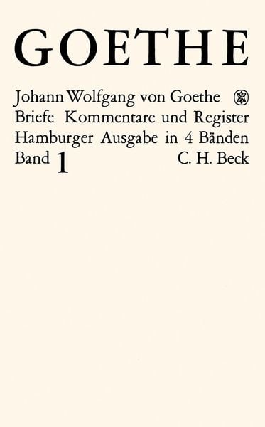 Produktbild: Goethes Briefe und Briefe an Goethe Bd. 1: Briefe der Jahre 1764-1786