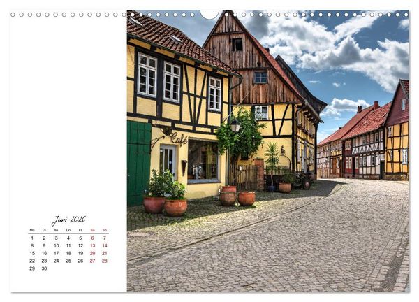 Produktbild: Fachwerkstadt Hornburg (Wandkalender 2026 DIN A3 quer), CALVENDO Monatskalender