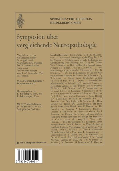 Produktbild: Symposium on Paramyloidoses / Symposium Concernant les Paramylo&iuml;doses / Symposium &uuml;ber die Paramyloidosen
