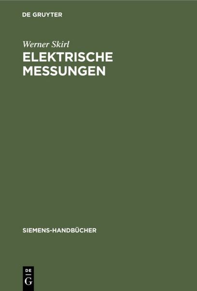 Produktbild: Elektrische Messungen