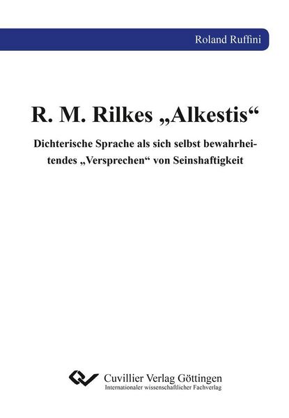 Produktbild: R. M. Rilkes &bdquo;Alkestis&ldquo;