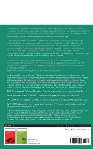 Produktbild: The Bloomsbury Handbook of Technology Education