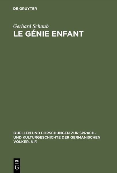 Produktbild: Le g&eacute;nie enfant