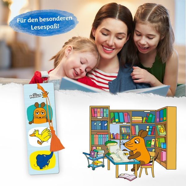 Produktbild: Tr&ouml;tsch Die Maus 3D-Lesezeichen Maus und Freunde