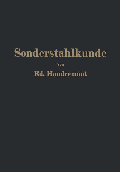 Produktbild: Einf&uuml;hrung in die Sonderstahlkunde