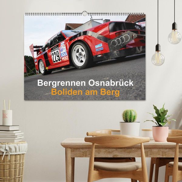 Produktbild: Bergrennen Osnabr&uuml;ck &ndash; Boliden am Berg (Wandkalender 2026 DIN A2 quer), CALVENDO Monatskalender