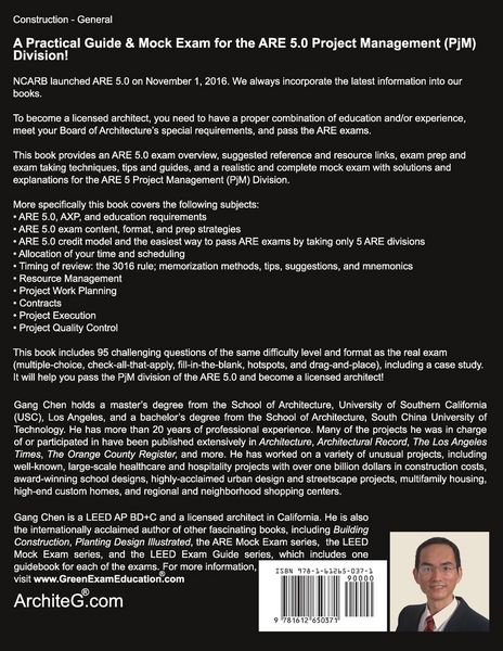 Produktbild: Project Management (PjM) ARE 5.0 Mock Exam (Architect Registration Examination)