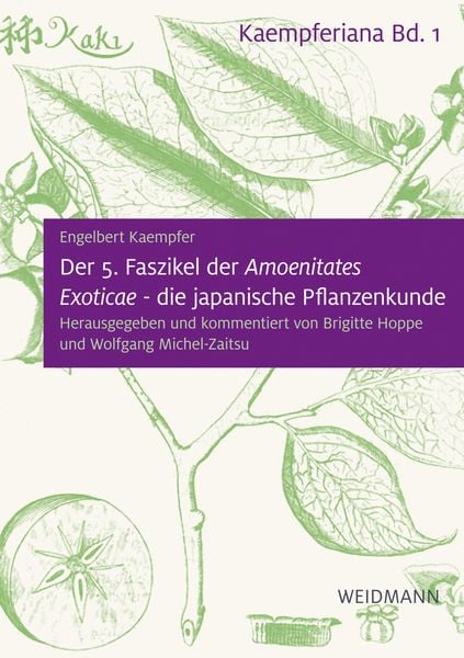 Produktbild: Der 5. Faszikel der "Amoenitates Exoticae" - die japanische Pflanzenkunde