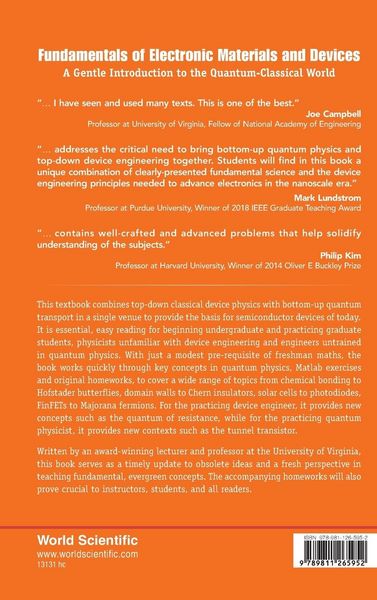 Produktbild: FUNDAMENTALS OF ELECTRONIC MATERIALS AND DEVICES