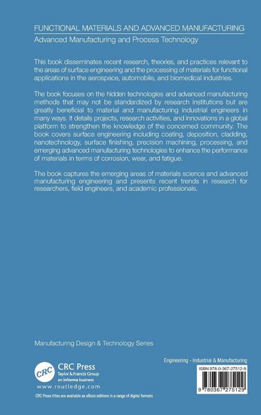 Produktbild: Advanced Manufacturing and Processing Technology