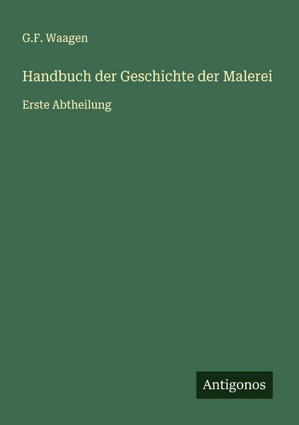 Produktbild: Handbuch der Geschichte der Malerei