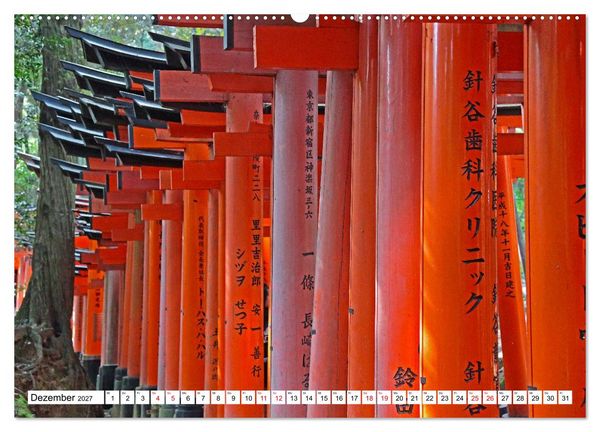 Produktbild: Japan Gl&uuml;cksbringer (hochwertiger Premium Wandkalender 2027 DIN A2 quer), Kunstdruck in Hochglanz