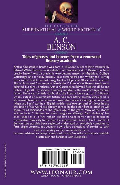 Produktbild: The Collected Supernatural and Weird Fiction of A. C. Benson