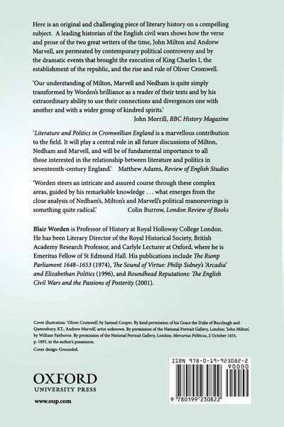 Produktbild: Literature and Politics in Cromwellian England