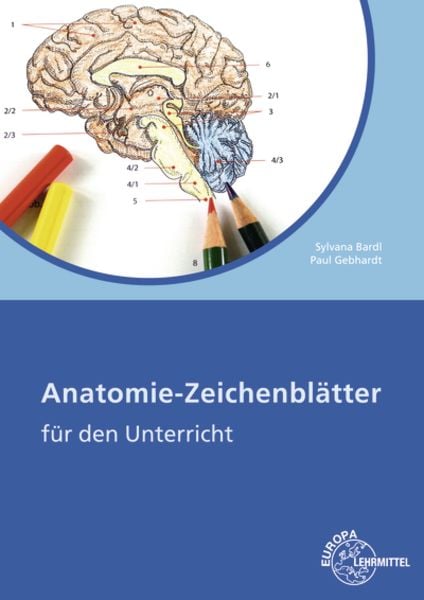 Anatomie Zeichenblätter, Taschenbuch von Paul Gebhardt,Sylvana Bardl, Europa-Lehrmittel, 978-3-8085-6807-1