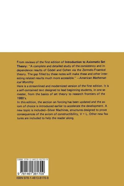 Produktbild: Introduction to Axiomatic Set Theory