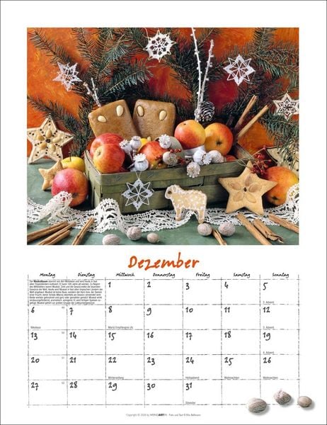 Produktbild: Augenschmaus Kalender 2027 - Gew&uuml;rze und Kr&auml;uter rund ums Jahr