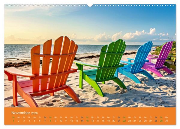 Produktbild: Ausblick aufs Meer - traumhafte Momente (Wandkalender 2026 DIN A2 quer), CALVENDO Monatskalender